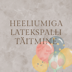 Heeliumiga õhupallide täitmine
